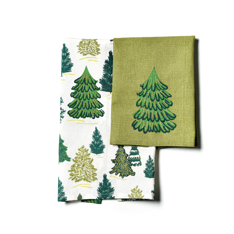 Fir Forest Towels 2 Piece Set