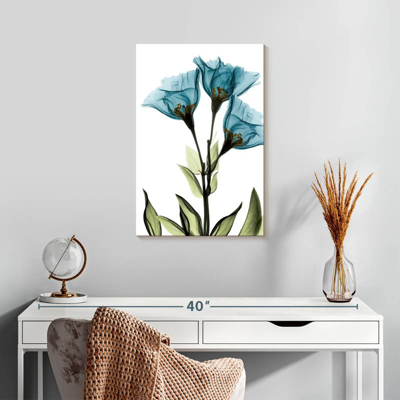 Harnek Gentian, 24" H x 16" W