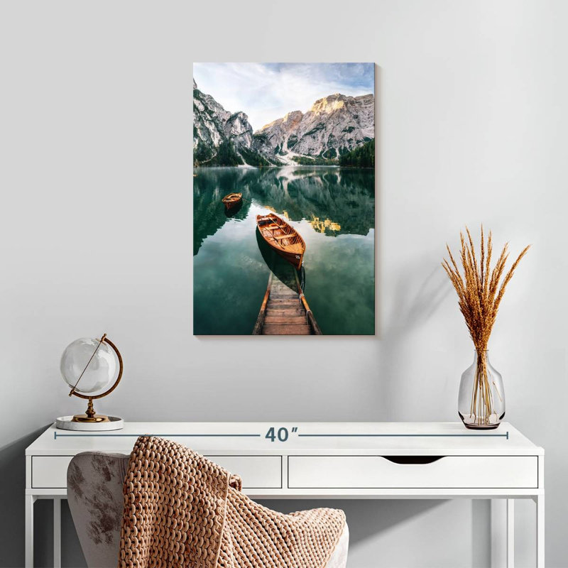 Alvord Lake Braies Dock, 24" H x 16" W