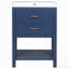 Meuble-lavabo simple 24 po avec plateau en résine Funmilayo-1100888579