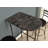 Carland Home Bar, Bar Table, Bar Height, Pub, 36" Rectangular, Small, Kitchen, Metal, Brown Marble Look-1975156399