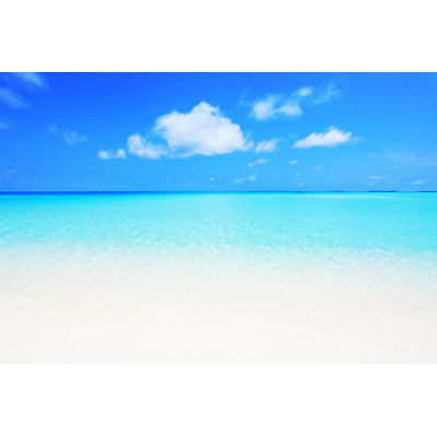 «Crystal Transparent Sea» par Skynesher - photographie sur toile tendue