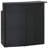 Bar Table Outdoor Counter Height Pub Table with 2 Shelves PE Rattan-1158466727