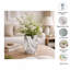 Décoration abstraite abstraite en aluminium et vase fluide en aluminium