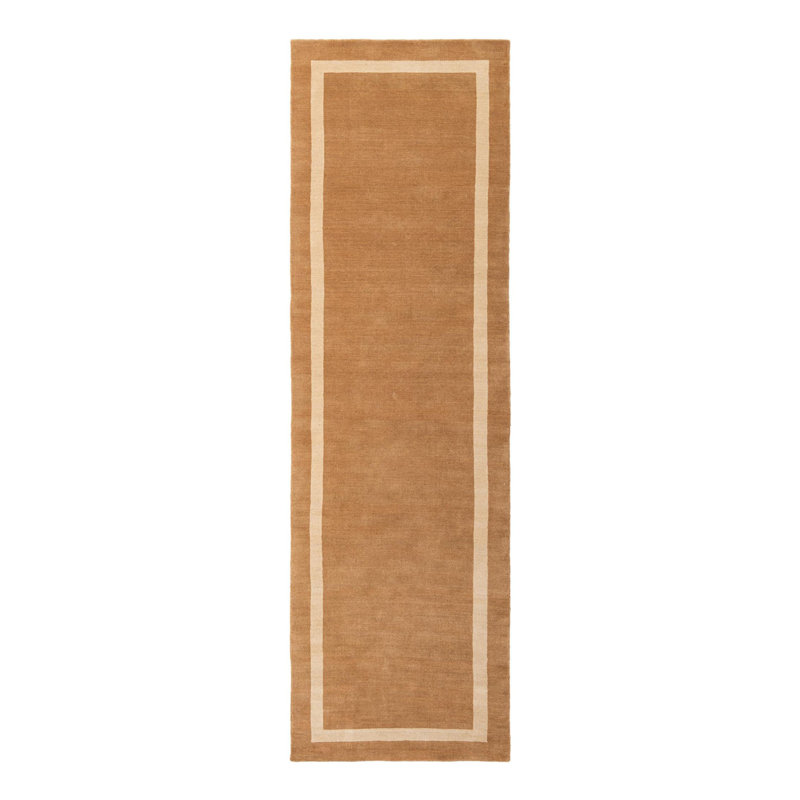 Tapis en laine naturel Jill Zarin Somerset, Tapis de couloir 3 pi 3 po x 12 pi