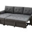 Linen Reversible Sleeper Sectional Sofa With Storage Chaise-1114135290-1114135293-1114135288