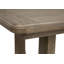 Table de salle à manger extensible à tréteaux avec 4 chaises d'appoint et 2 chaises d'hôte-124445627