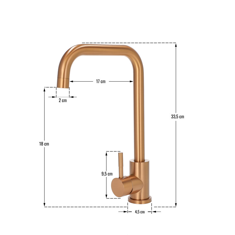 Belfry Kitchen Kitchen Faucet, Brass