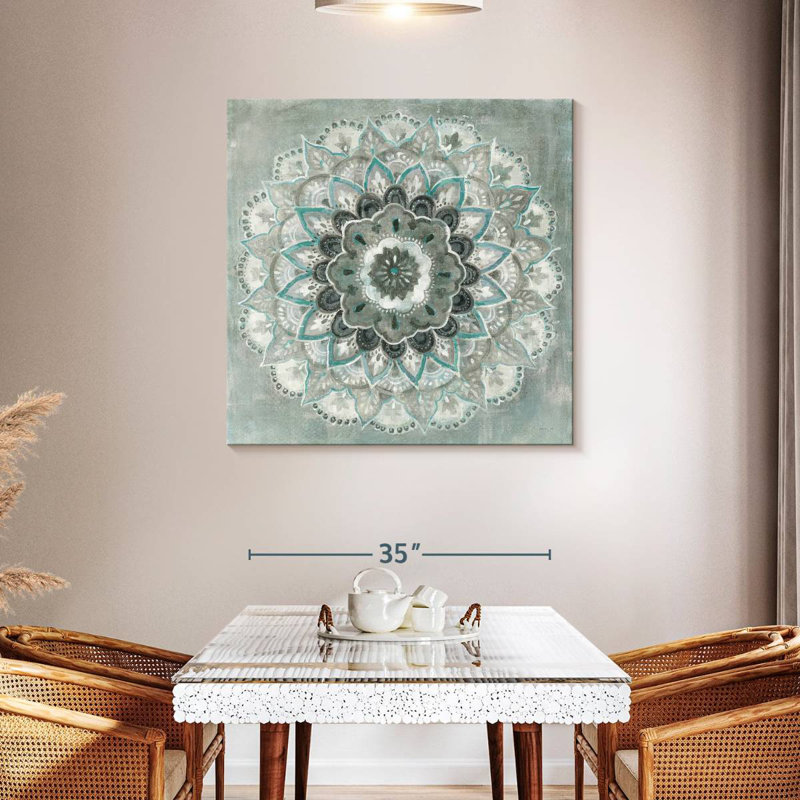 Bleu sarcelle Kerner Sunburst, H 20 po x l 20 po