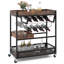 Wine Bottle & Glass Rack