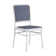 Parc Aluminum Outdoor Stacking Dining Side Chair with Cushion