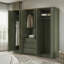 Cleverton 6 Door 3 Drawer Wardrobe with Mirror-121039466