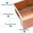 36 Rose Gold Farmhouse Sink - 36 Inch Kitchen Sink Stainless Steel 16 Gauge Apron Front Kitchen Sink-121213388