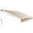 S-nova 116'' W x 2'' D Fabric Beige Cover Retractable Patio Awning-59208297