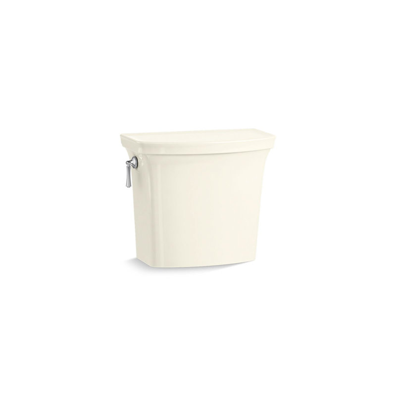 Réservoir de toilette Corbelle ™ avec levier de déclenchement à gauche, 1,28 GPF, avec technologie AquaPiston, Biscuit