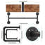 70cm Adjustable Wall Mounted Clothes Rack