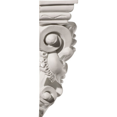 Ekena Millwork Leaf Bunch Corbel In White