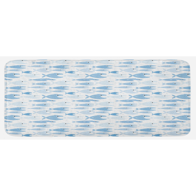 Tapis de cuisine poisson