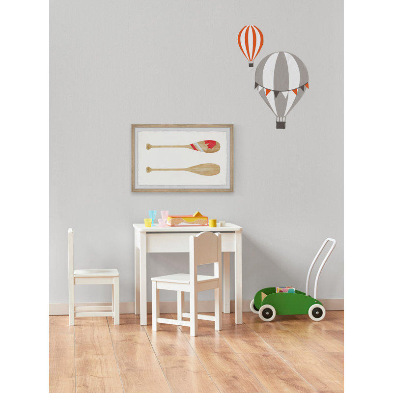 «Morgana pair of sports bat», reproduction encadrée, H 30 po x l 45 po x P 1,5 po