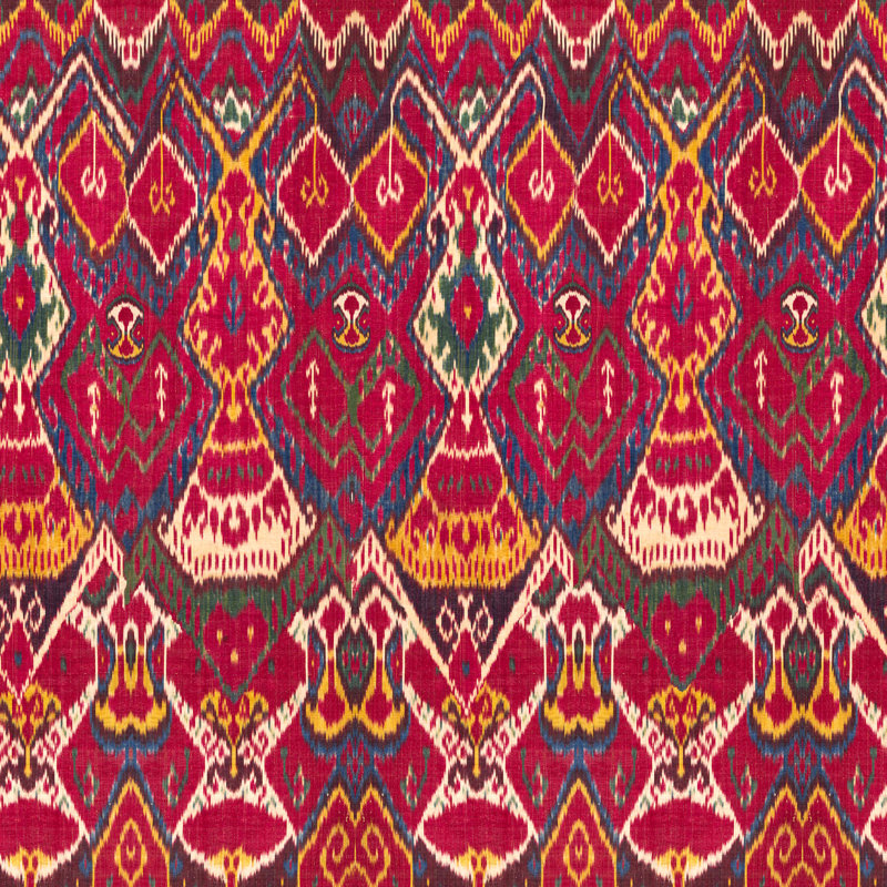UZBEK IKAT Linen
