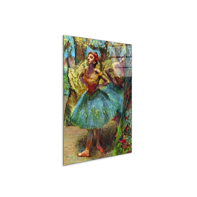 Dancer 2 By Degas Edgar 80cm H X 60cm W CrystalArt Material Acrylic Glass Effect, Frameless Panel Lightweight Ready to Hang