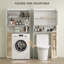 Armoire de rangement au-dessus de la toilette avec portes réglables Farmhouse