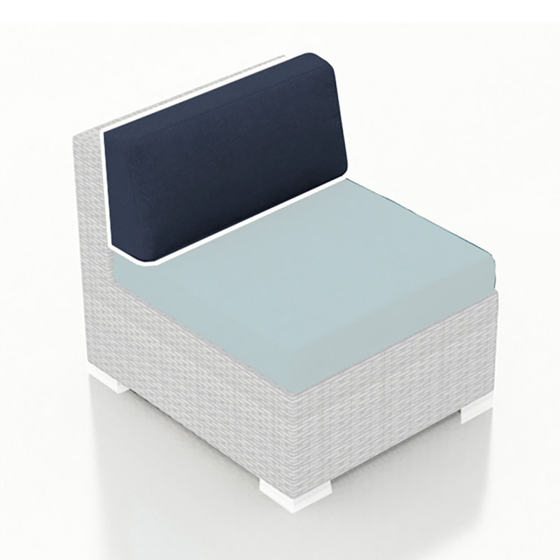 Sunbrella Outdoor 6'' Seating Group Back Cushion, Navy