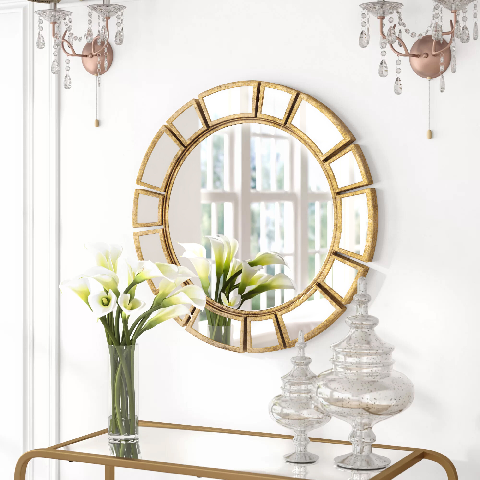 Wayfair | Round Wall Mirrors You'll Love in 2023