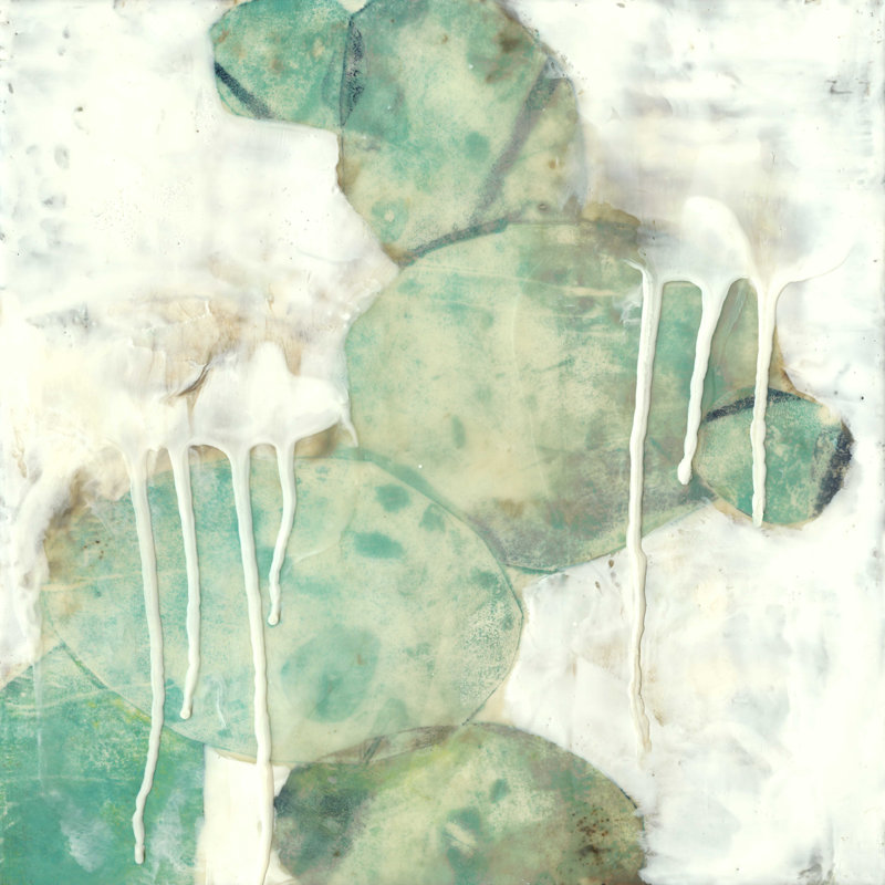 " Riverbed I " by Jennifer Goldberger Painting Print, 20" H x 20" W x 1.25" D