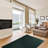 Indoor Outdoor Pet and Kids Friendly Solid Color Dark Green Area Rugs, Stain & Fade Resistance,  Perfect for Patio, Deck, Picnic, Beach, Backyard, Event, Camping & Wedding Rug-1580039056