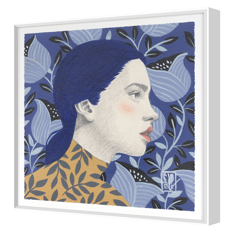 Vera Print, 24" H x 24" W, White