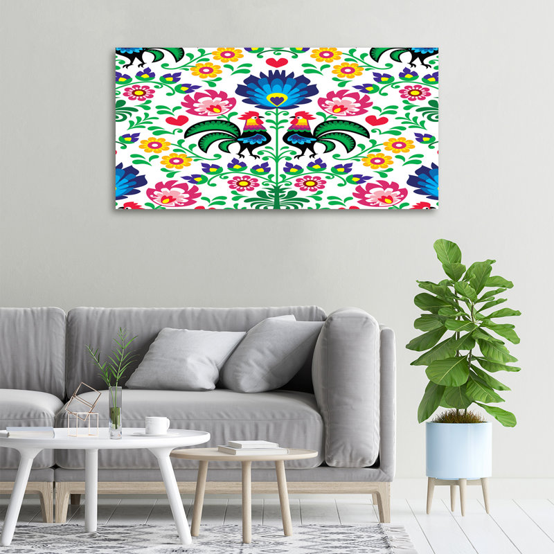 Ethnic Pattern - No Frame Print on Canvas