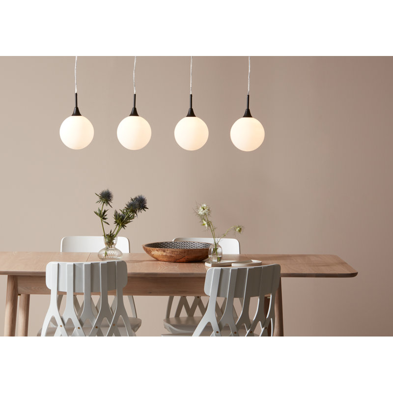 Sessions 4 - Light Kitchen Island Pendant, Black/White