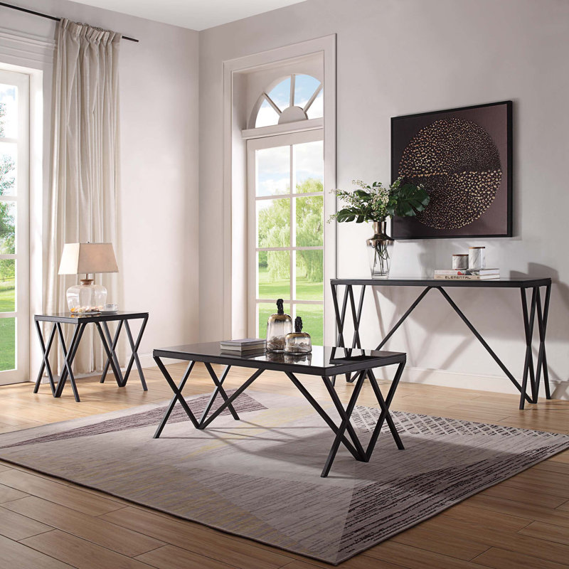 Table de bout de style Art déco, design unique, rehausse le sens artistique de la maison