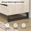 Armoire d'appoint 3 pièces pour chambre à coucher, rangement pour garde-robe et rangement avec 12 tiroirs, commode avec base en métal, commode moderne en bois-1238751720