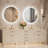 Adorna Round Frameless Backlit Mirror, LED Bathroom Vanity Mirror with Dimmable Brightness, Anti-fog Function, 50000h Lifetime, Shatterproof Film-88783306