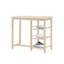 Ensemble de hauteur de comptoir 3 pièces Buttermilk Finish