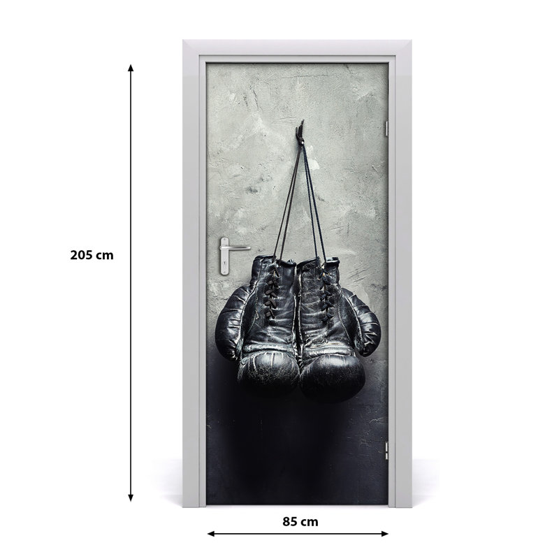 Boxing Gloves Door Decal