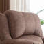Fauteuil inclinable à bascule manuel pivotant de 38,19 po de largeur avec masseur et chauffage Daquez-129603392-129603393