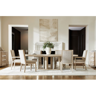 Prado Upholstered Back Side Chair in Beige