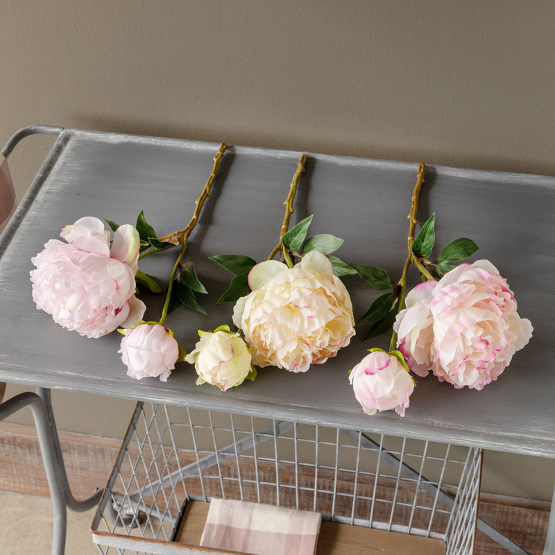 Garden Floral Peony Faux Floral
