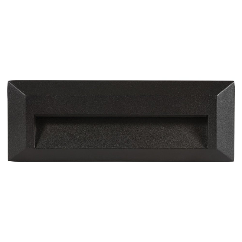 Black Aluminum LED Step/Deck Light with 3000K Temperature