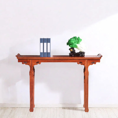Solid Pterocarpus Entryway Table