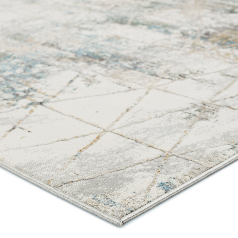Tapis ivoire / gris Maranto, Tapis de couloir 2 pi 6 po x 10 pi