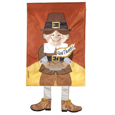 Drapeau de jardin en polyester 24 po x 13 po Christoffer