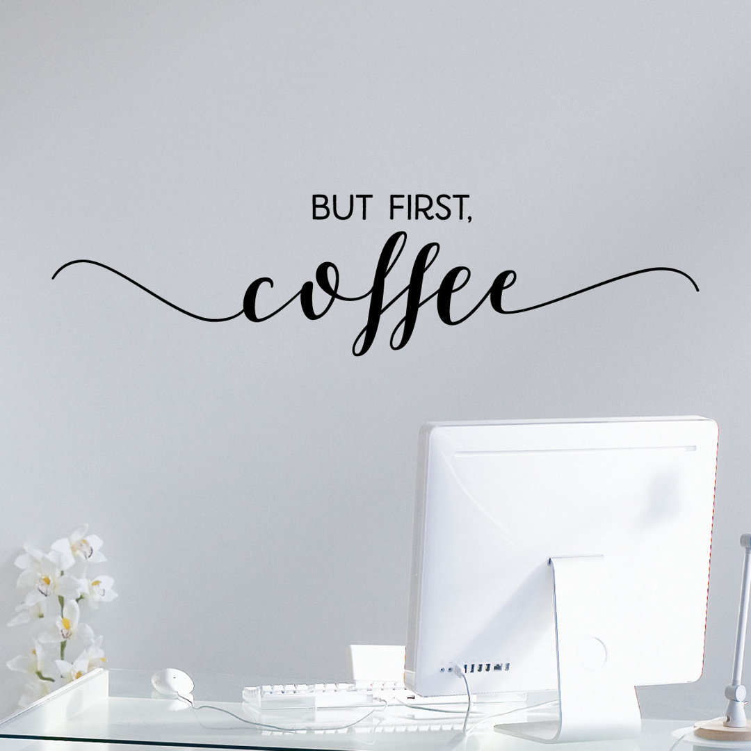 Text & Numbers Non-Wall Damaging Wall Decal Winston Porter