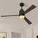 Karlena 52'' Mattte Flush Mount Indoor Ceiling Fan with Led Lights Kit and Remote Control