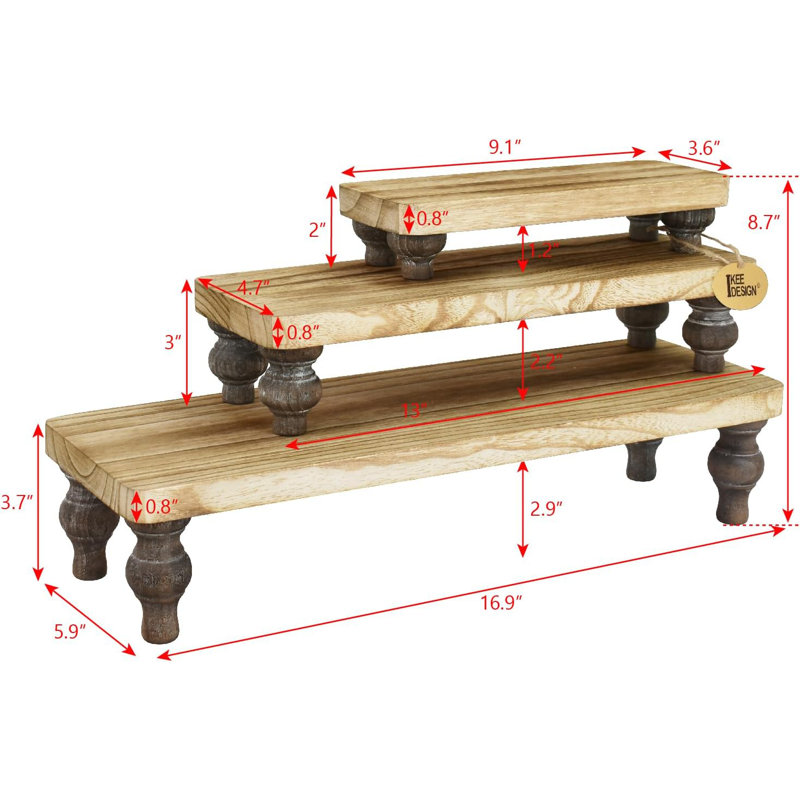 Bozanka Wood Cake Stand