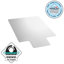 Computex Anti-Static Rectangular Chair Mat with Lip for Low Pile Carpets-6724886