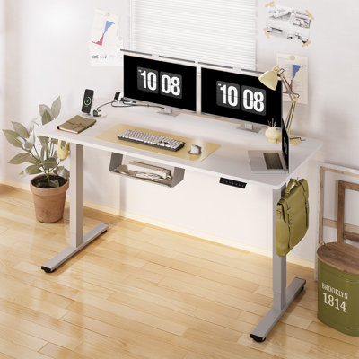 Adjustable Standing Desk, Whole-Piece Desktop